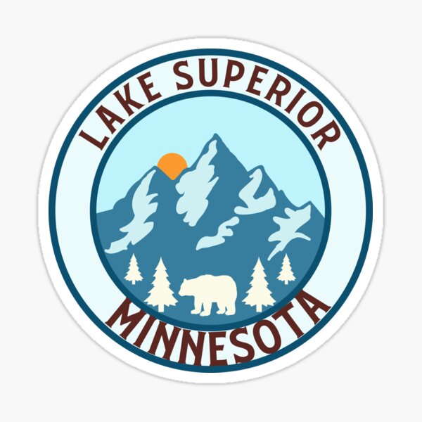 "Lake superior minnesota" Sticker for Sale by Usnature Redbubble