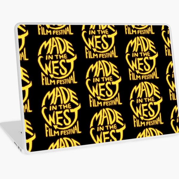 Made in the West 2020 Poster Title (Yellow Glow) Laptop Skin