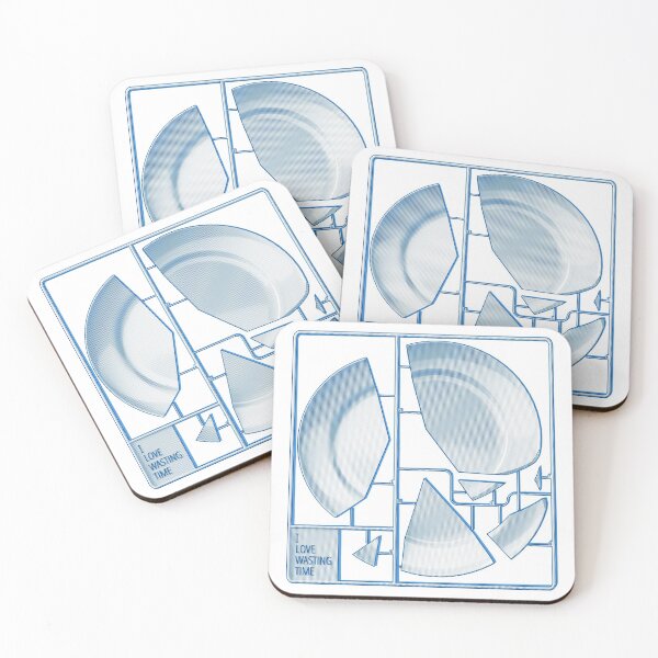 Item preview, Model Kit #1 - BLUE Broken Plate designed and sold by ILoveWastinTime.