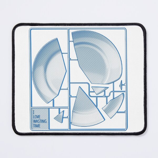 Item preview, Model Kit #1 - BLUE Broken Plate designed and sold by ILoveWastinTime.