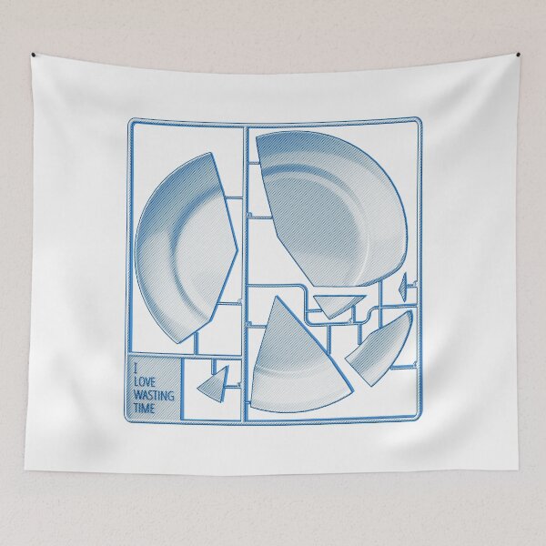 Item preview, Model Kit #1 - BLUE Broken Plate designed and sold by ILoveWastinTime.