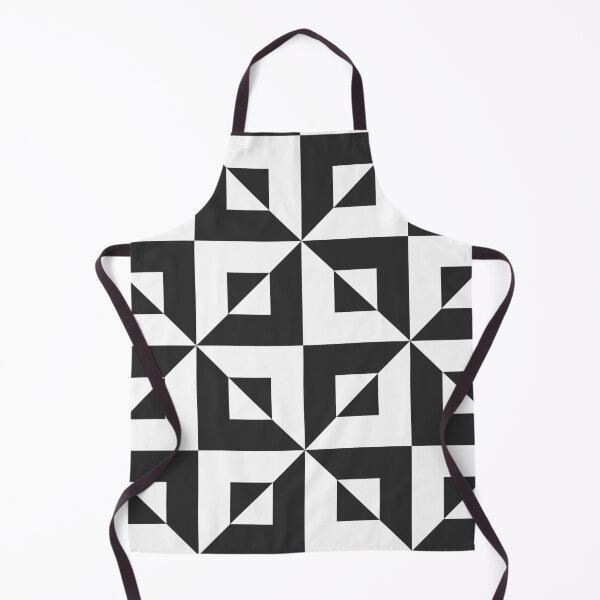 Item preview, Monochrome checkerboard op art, modern tile design designed and sold by Freewheeling.