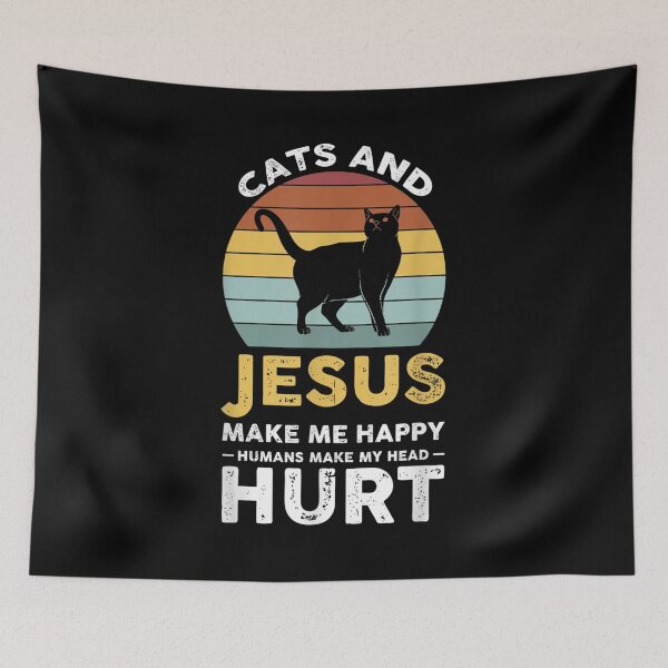 Item preview,  Cats Jesus Make Happy designed and sold by dianev79.