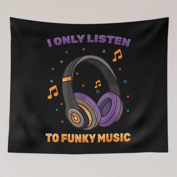 Item preview,  Party Only Listen Funky Music Disc Jockey Groovy designed and sold by dianev79.