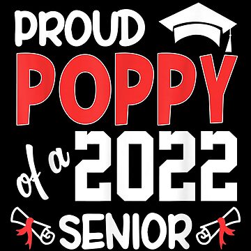 2022 Class Proud Poppy Senior School Graduation Sticker for Sale by  donnagia