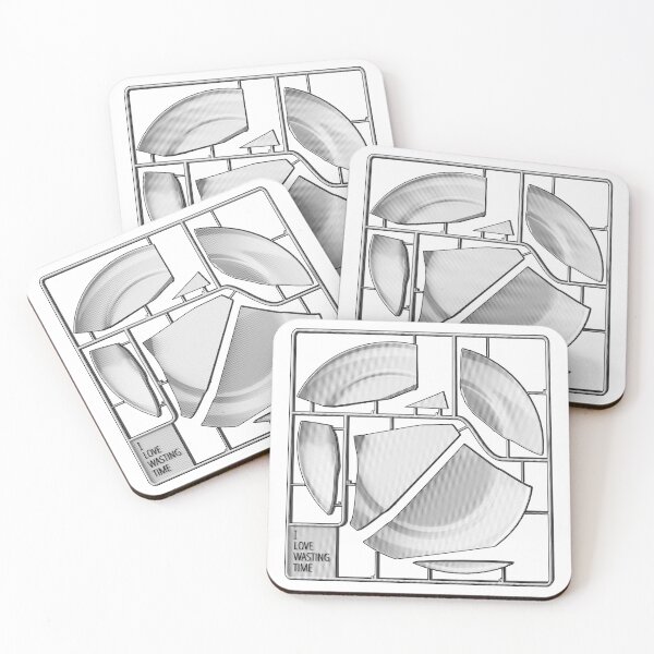 Item preview, Model Kit #2 - BLACK Broken Plate designed and sold by ILoveWastinTime.