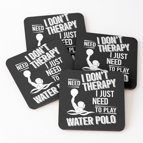 Artikelvorschau, Ich brauche keine Therapie, ich muss nur Wasserball spielen entworfen und verkauft von bestteez.