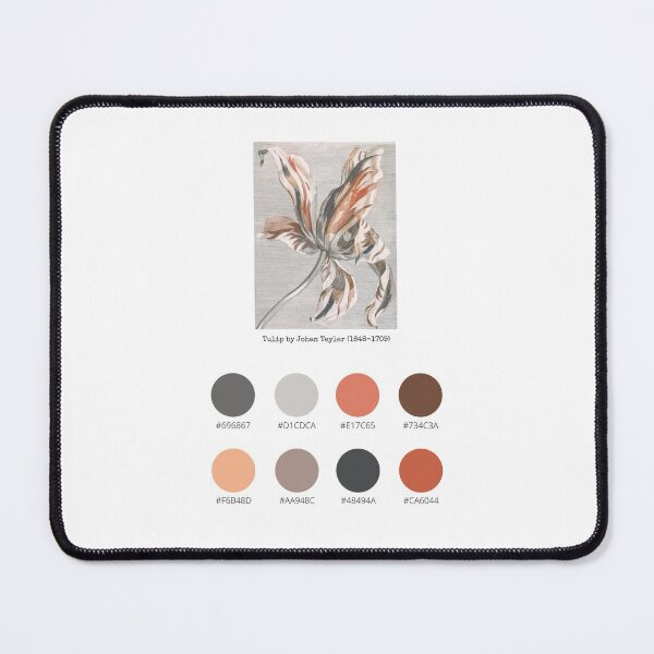 Item preview, Colour Palette of Tulip by Johan Teyler (1648-1709) designed and sold by CoffeewithAnh.