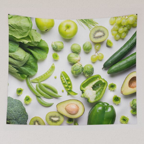 Item preview, Green food on white designed and sold by Alita  Ong.
