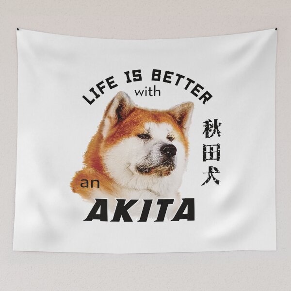 Item preview, Life is better with an akita (RB) designed and sold by FuugoShop.
