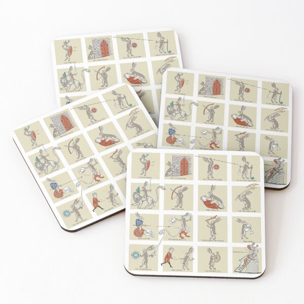 Item preview, Killer Bunnies: a rogues gallery of fluffy ruffians designed and sold by ebrawne.