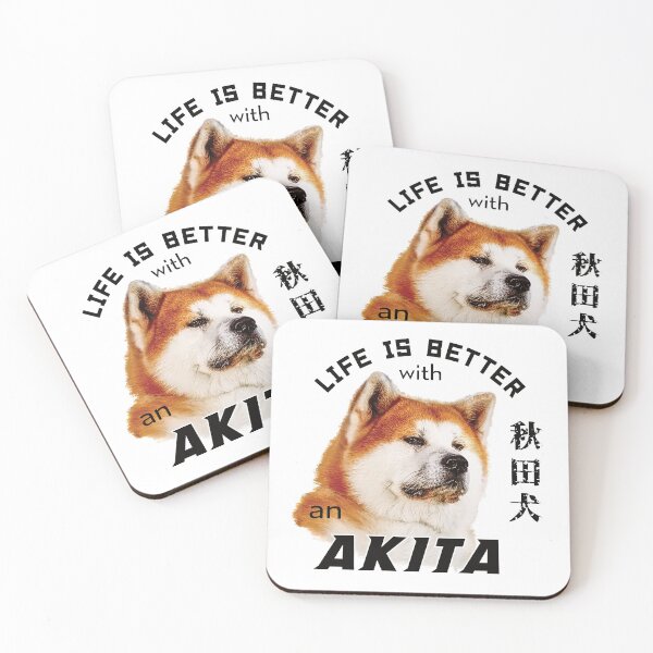 Item preview, Life is better with an akita (RB) designed and sold by FuugoShop.