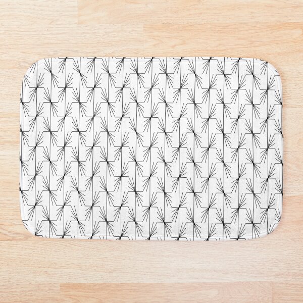 Item preview, Abstract Geometric Black And White Pattern With Thin Lines designed and sold by MarinaPronina.