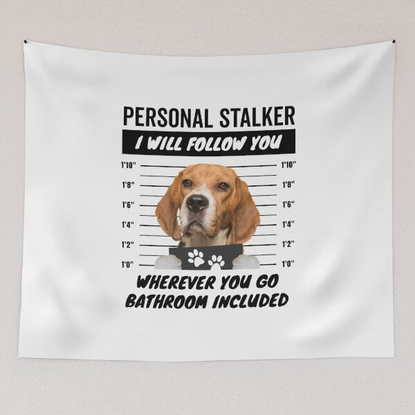Item preview, Personal Stalker Dog - Beagle designed and sold by More Cute Dogs.