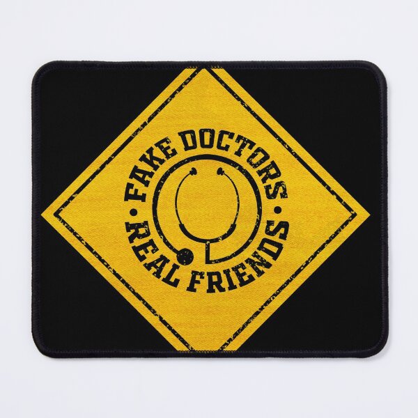 Item preview, Fake Doctors Real Friends - Medical Student Design designed and sold by CAUTION SHOP.