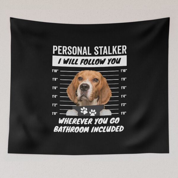 Item preview, Personal Stalker Dog - Beagle designed and sold by More Cute Dogs.