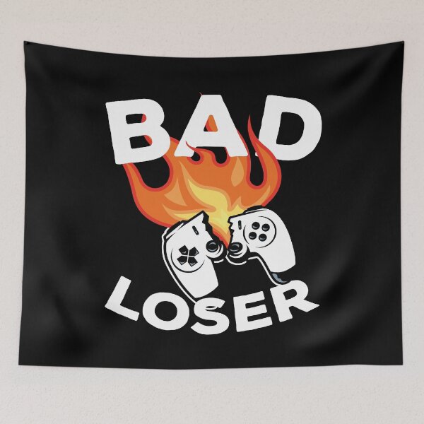 Item preview, Bad Loser Video Games Gamer Humor Gaming designed and sold by Mad-Minds.