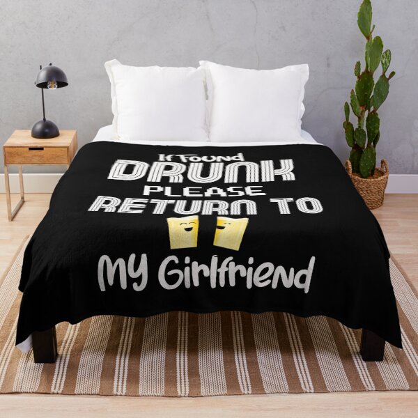 Item preview, If Found Drunk Return To Girlfriend Couples Funny Drinking designed and sold by unique things.