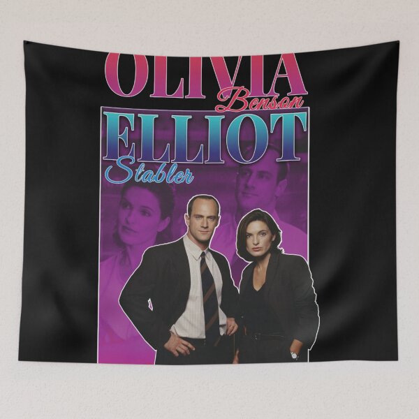 Artikelvorschau, Olivia Benson & Elliot Stabler 90s inspirierte Vintage Hommage Condensed entworfen und verkauft von Oudekerk55.