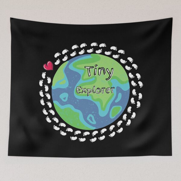 Item preview, Tiny Explorer - Teeny Tiny Baby Explorer - around the world in nine months designed and sold by For the love of Pixels.