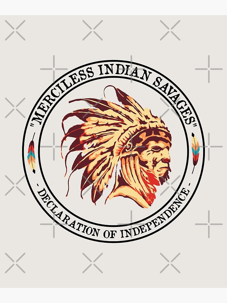 declaration of independence calls indigenous people merciless indian savages