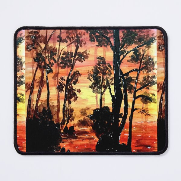 Item preview, Vivid mangrove forest sunset  designed and sold by OceanaOrlaghArt.