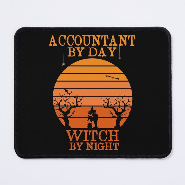 Item preview, Accountant By Day Witch By Night Accounting Halloween Gift Idea Retro Sunset Design designed and sold by Chamssou.