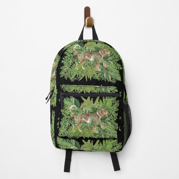 Item preview, Beagle Dog Nestled Amongst Green Forest Woodland Leaves Leafs designed and sold by TrulyEpoque.