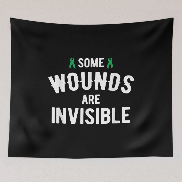 Item preview,  Some Wounds Invisible Mental Health Awareness designed and sold by gymat3.