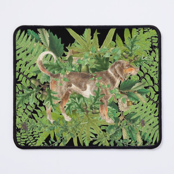 Item preview, Beagle Dog Nestled Amongst Green Forest Woodland Leaves Leafs designed and sold by TrulyEpoque.