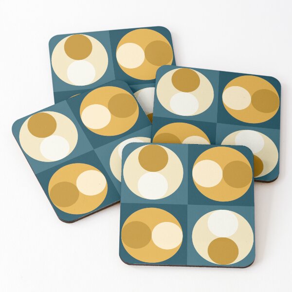 Item preview, Mid century geometric pattern in retro colours, op art, modern tile design designed and sold by Freewheeling.