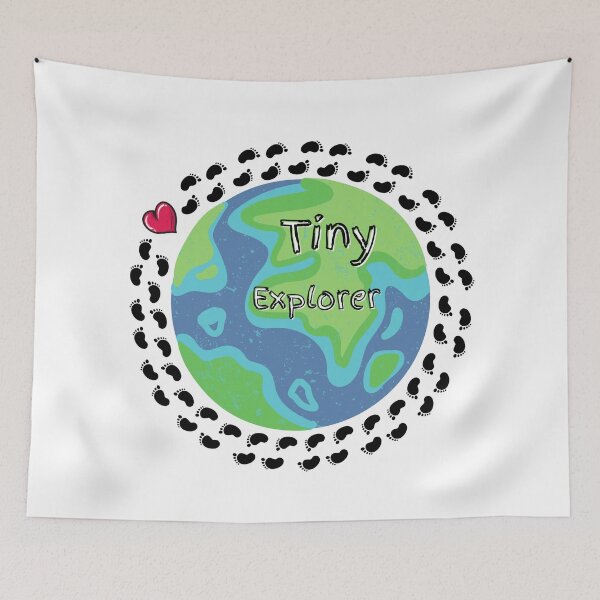 Item preview, Tiny Explorer - Teeny Tiny Baby Explorer - around the world in nine months designed and sold by For the love of Pixels.
