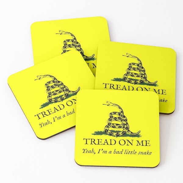 Item preview, Tread On Me - Yeah, I'm A Bad Little Snake designed and sold by Good-Looking Corpse.
