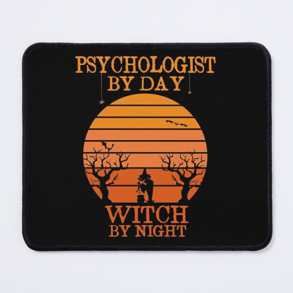 Item preview, Psychologist By Day Witch By Night Psychology Halloween Gift Idea Retro Sunset Design designed and sold by Chamssou.