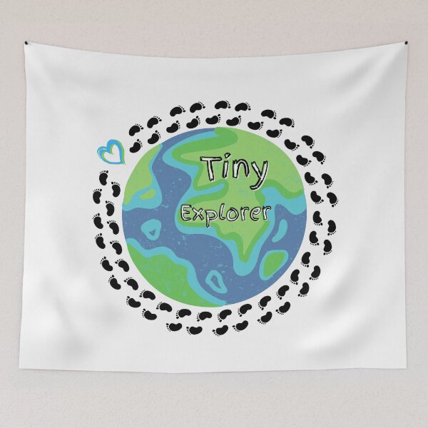 Item preview, Tiny Explorer - Teeny Tiny Baby Explorer - around the world in nine months designed and sold by For the love of Pixels.