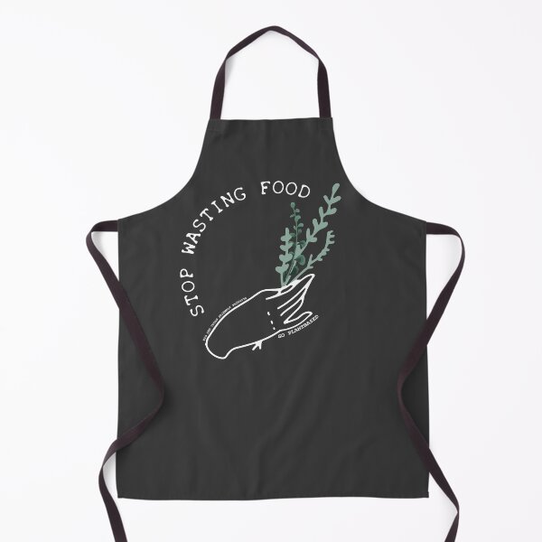 Item preview, Stop Wasting Food (white text) designed and sold by Ecovegan1.