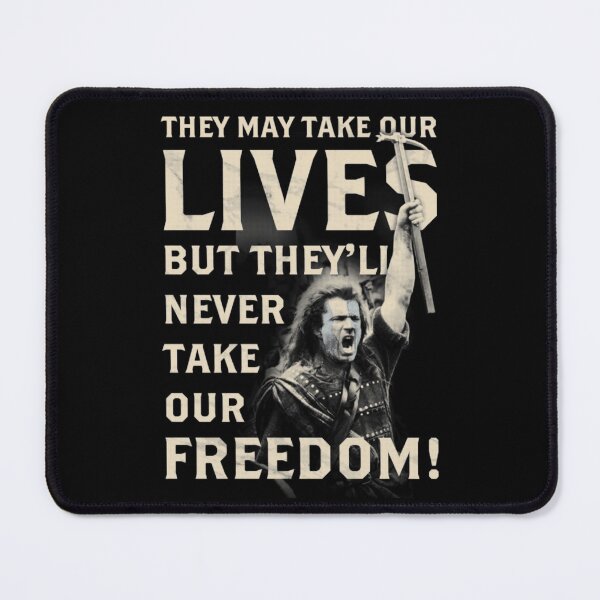 Item preview, They May Take Our Lives, But They'll Never Take Our Freedom! designed and sold by Aleksandar Kostjuk.