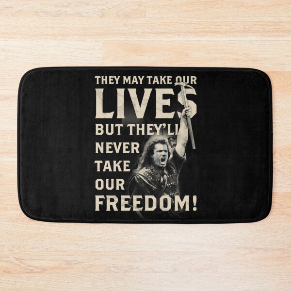 Item preview, They May Take Our Lives, But They'll Never Take Our Freedom! designed and sold by Aleksandar Kostjuk.