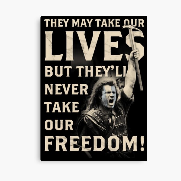 Item preview, They May Take Our Lives, But They'll Never Take Our Freedom! designed and sold by Aleksandar Kostjuk.
