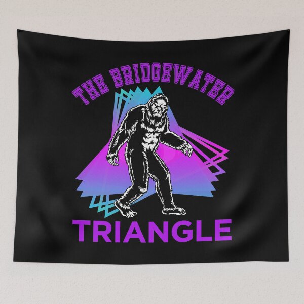 Item preview, The Bridgewater Triangle Vaporwave Aesthetic Big Foot designed and sold by funnytshirtemp.