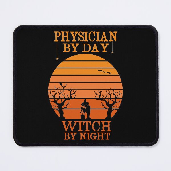 Item preview, Physician By Day Witch By Night  Physician Assistant Halloween Gift Idea Retro Sunset Design designed and sold by Chamssou.