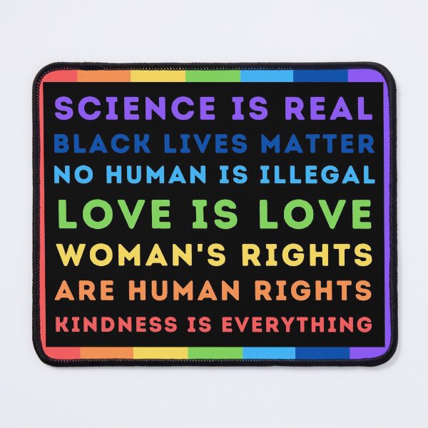 Item preview, Science is real Black Lives Matter Love Is Love LGBT Pride  designed and sold by SUWAPAT R..