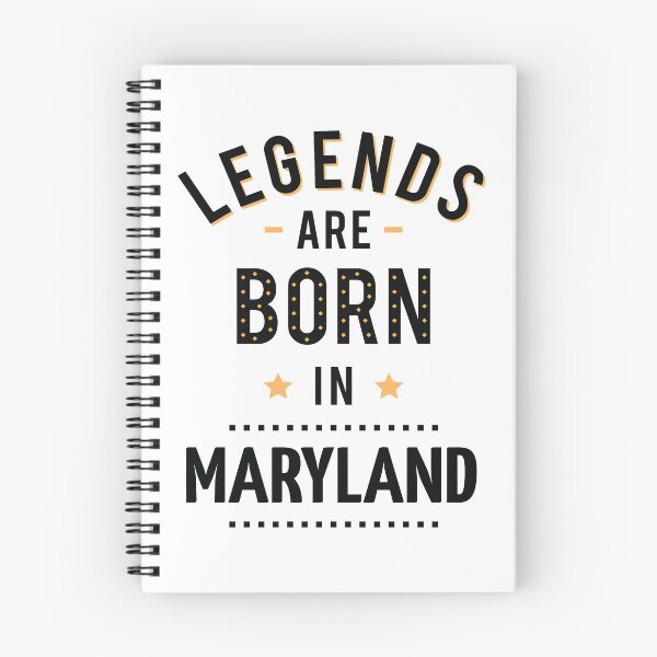 Item preview, Legends Are Born In Maryland designed and sold by GoodVibesWX9.