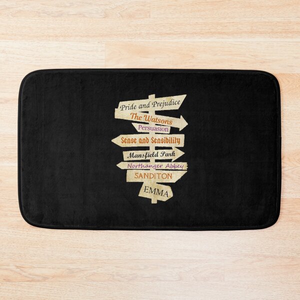 Item preview, Jane Austen Book Stack Pride and Prejudice Literary Quotes Book Club  designed and sold by TopTeeShop.
