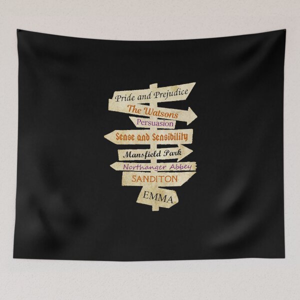 Item preview, Jane Austen Book Stack Pride and Prejudice Literary Quotes Book Club  designed and sold by TopTeeShop.