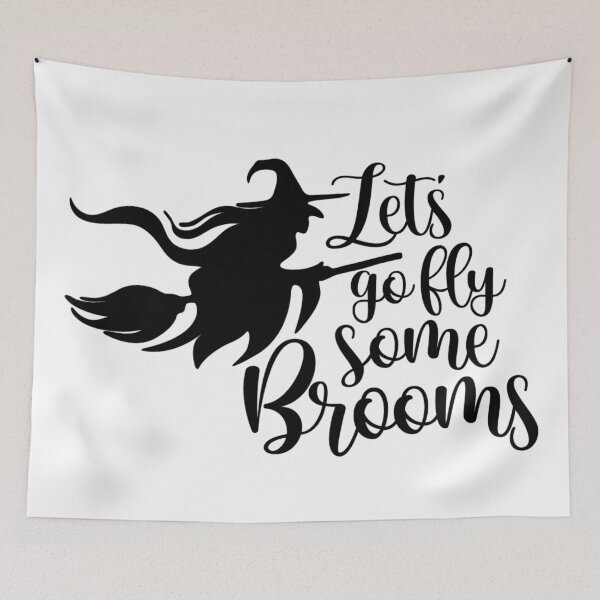 Item preview, Let’s go fly some brooms Halloween  - men / women/ kids Halloween designed and sold by Designs Of all kinds.