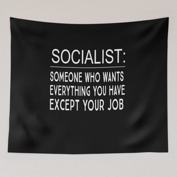 Item preview, Anti-Socialism Anti-Liberalism Design designed and sold by ZiesMerch.