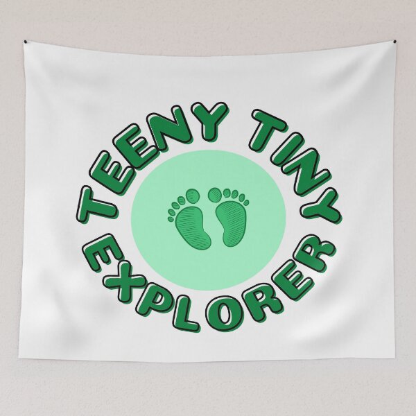 Item preview, Tiny Explorer - Teeny Tiny Baby Explorer - around the world in nine months designed and sold by For the love of Pixels.