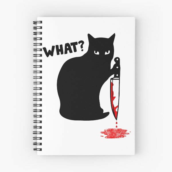 Item preview, What Murderous Cat Holding Knife Funny Halloween Costume Copy designed and sold by TheModernGeekSt.