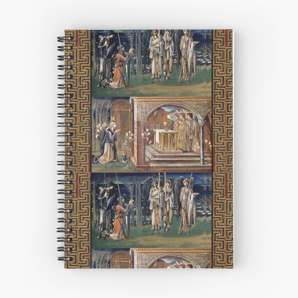 Item preview, Quest for the Holy Grail,The Attainment,Vision of Angels and Saint Graal to Sir Percival ,Sir Galahad, Sir Bors  designed and sold by BulganLumini.